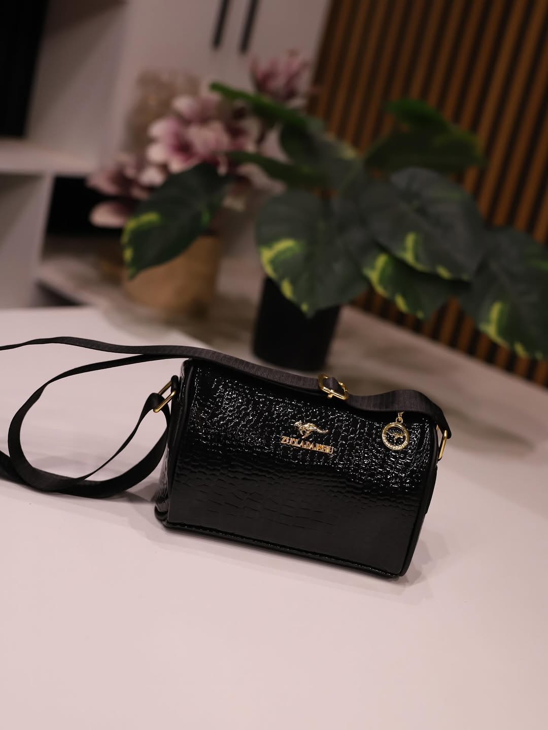 Black Versatile Texture Bag