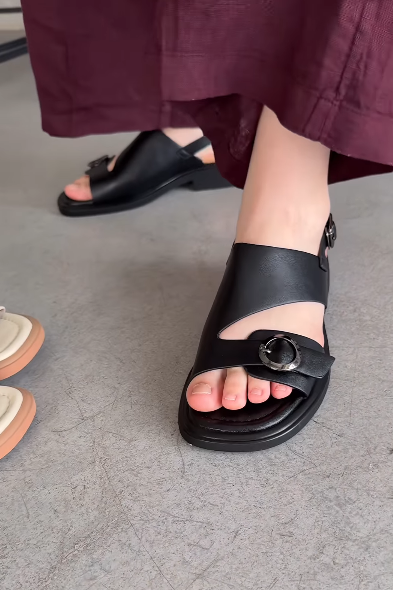 Soft Leather Women Sandals