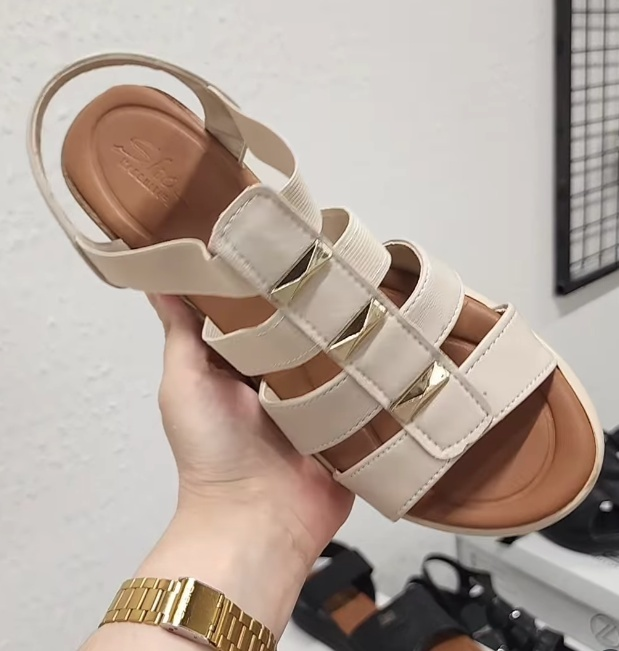 Braided Soft Leather Comfort Sandals