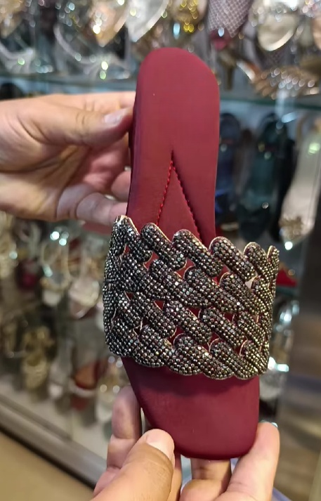 Sparkling Rhinestone Slides