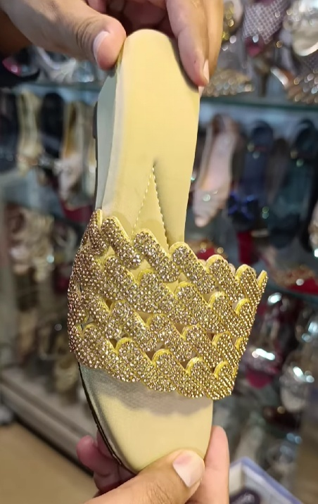 Sparkling Rhinestone Slides