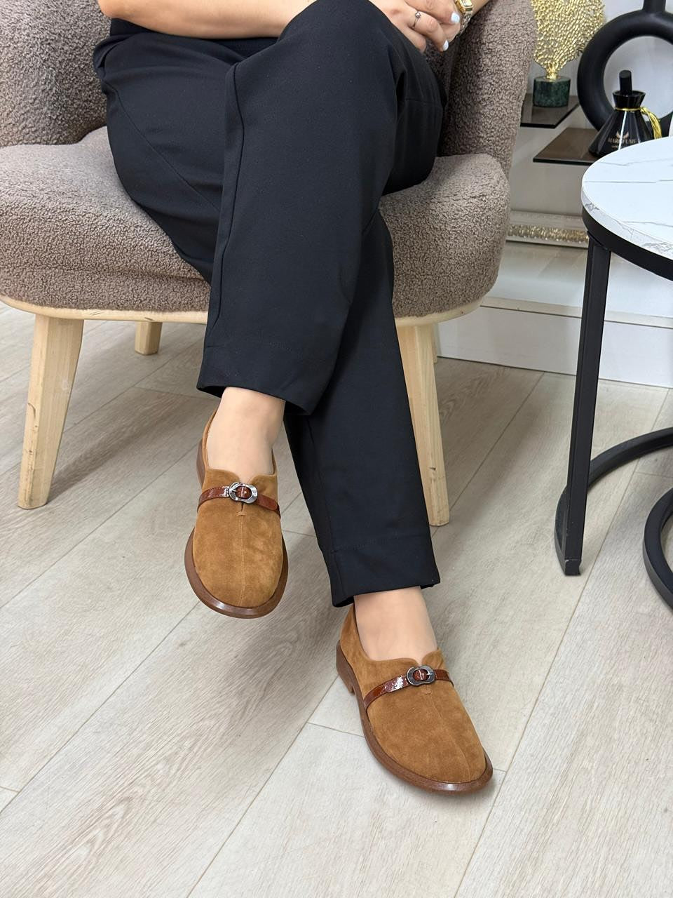 Women's Suede Slip-On Shoes