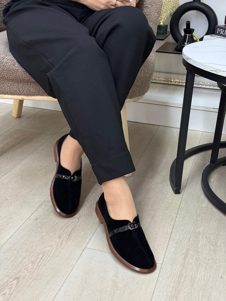 Women's Suede Slip-On Shoes