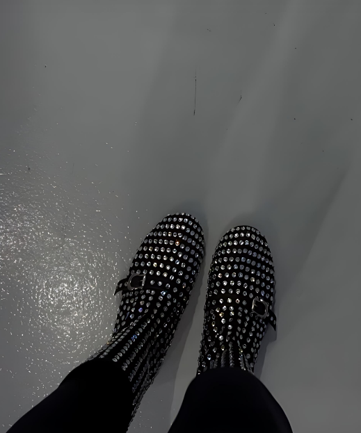 Women's Rhinestone Mid-Calf Boots