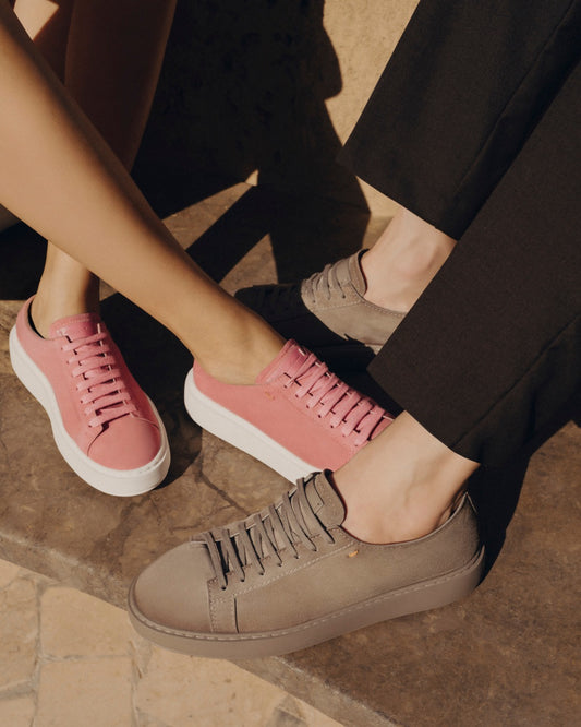 Women's Suede Lace-Up Shoes