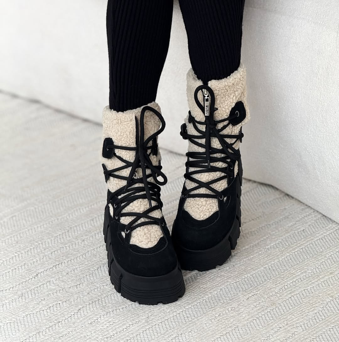 Women's Casual Fleece Snow Boots