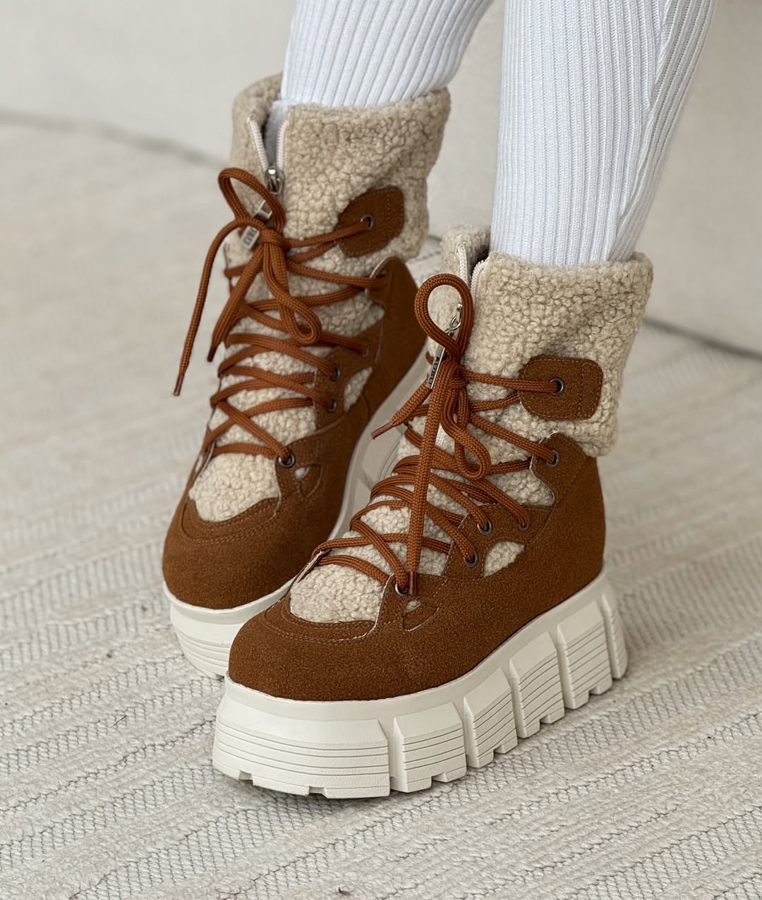 Women's Casual Fleece Snow Boots