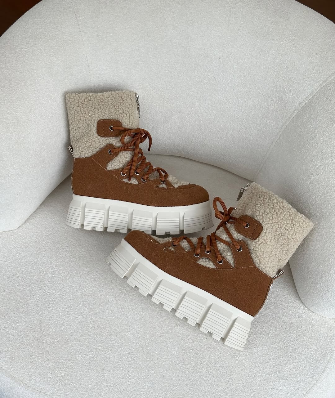 Women's Casual Fleece Snow Boots