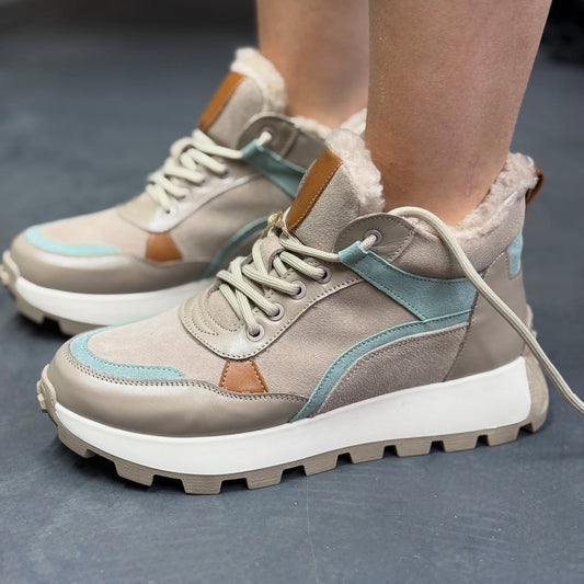 Women's Fleece-Lined Comfort Sneakers