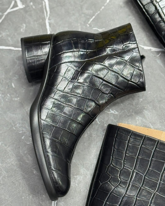 Women's Textured Ankle Boots