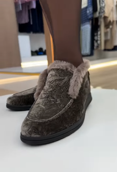 women's fleece warm shoes