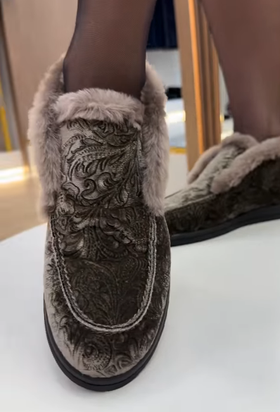 women's fleece warm shoes