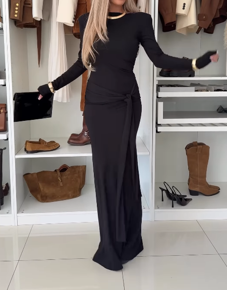 Women's Elegant Belted Dress