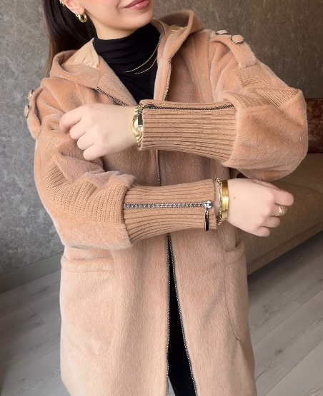 women's autumn and winter fleece coat