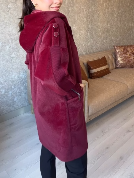 women's autumn and winter fleece coat