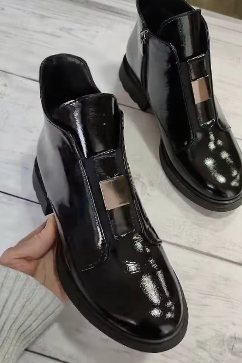 Women's high-quality leather ankle boots