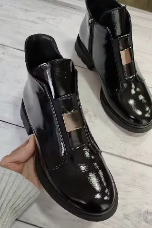 Women's high-quality leather ankle boots