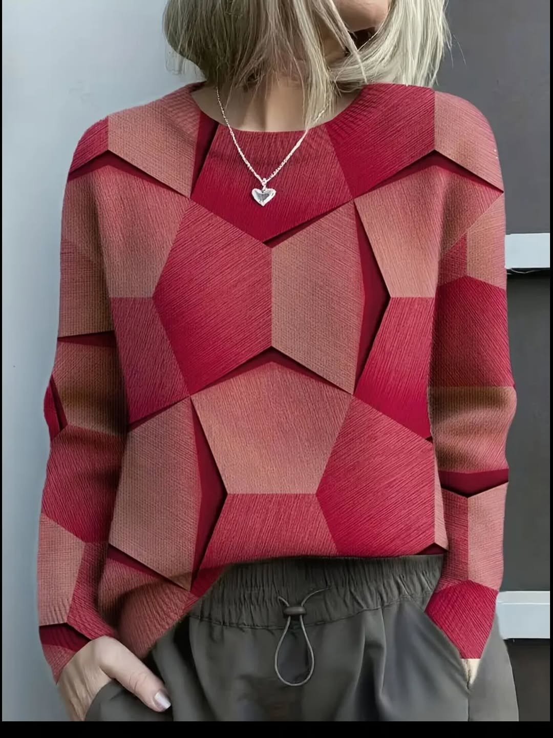 Women's Geometric Cozy Sweater