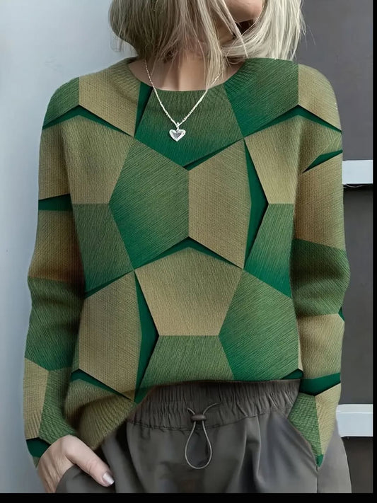 Women's Geometric Cozy Sweater