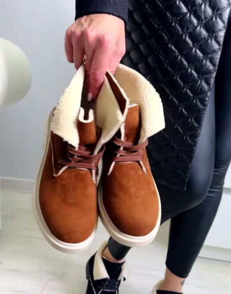 Women's suede wear-resistant and non-slip short boots