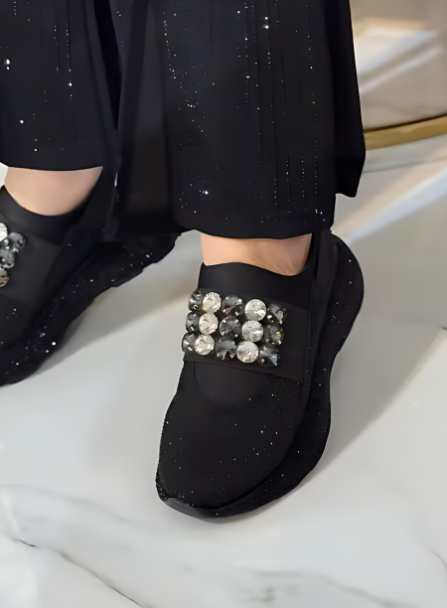 Sparkling Rhinestone Comfortable Women's Shoes
