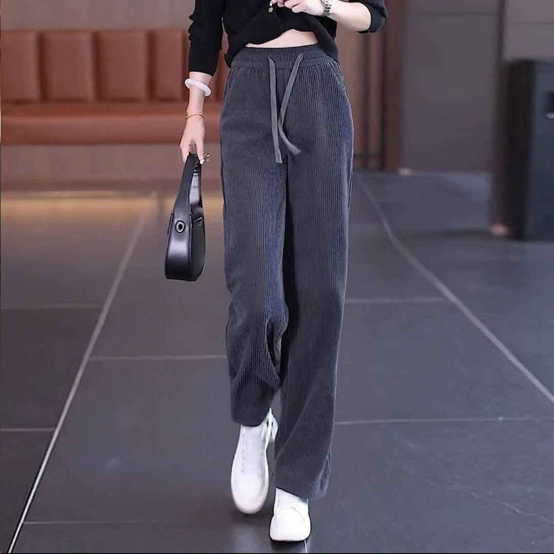 Women's Corduroy Loose Comfort Trousers