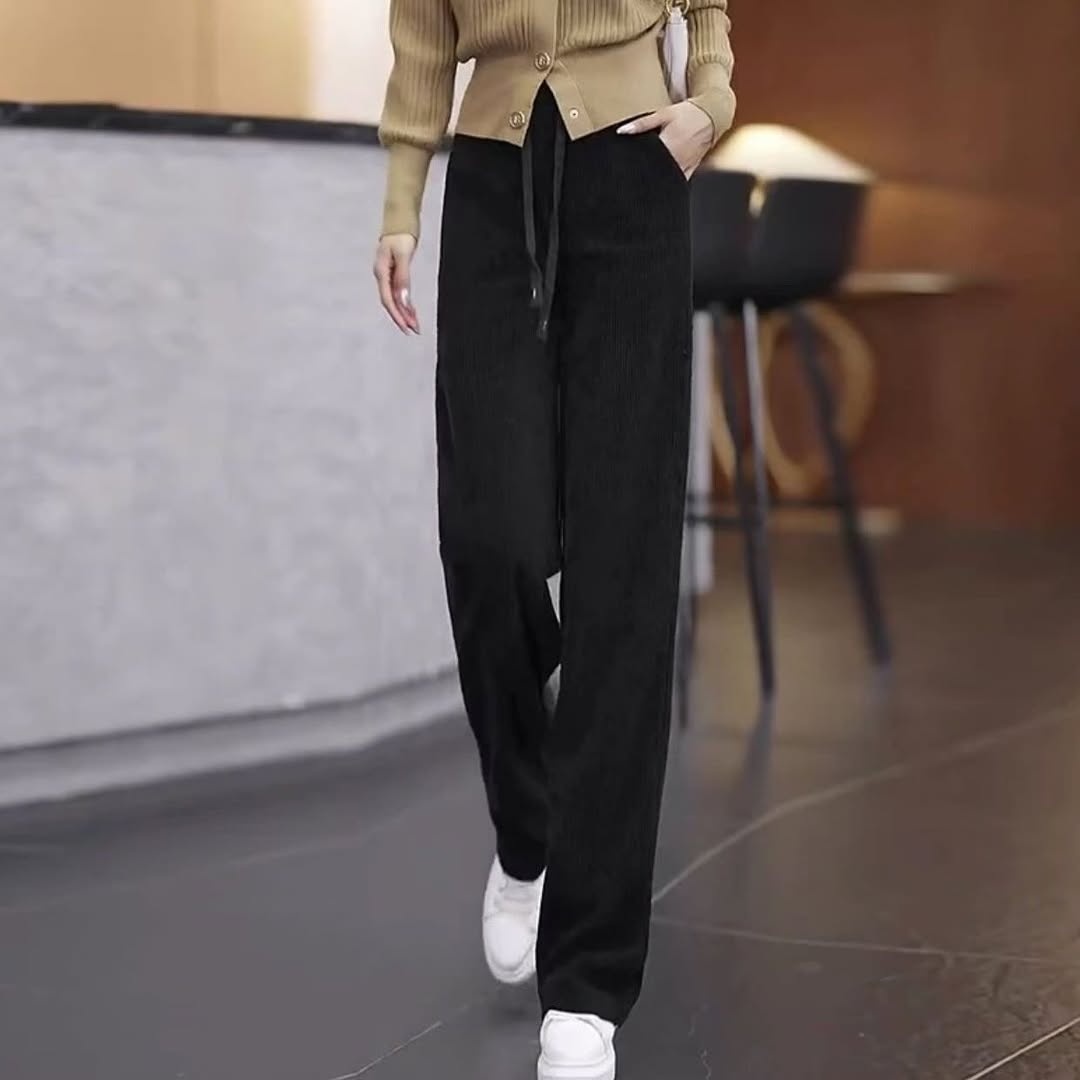 Women's Corduroy Loose Comfort Trousers