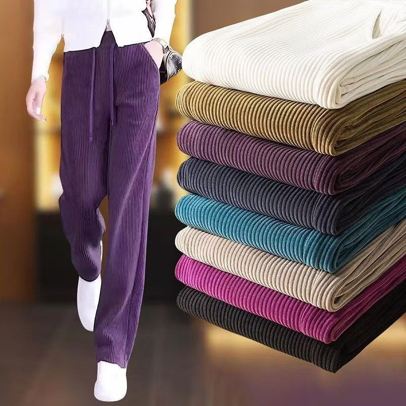 Women's Corduroy Loose Comfort Trousers