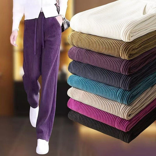 Women's Corduroy Loose Comfort Trousers