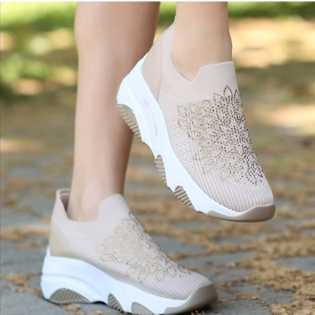 Rhinestone Platform Comfort Women's Shoes