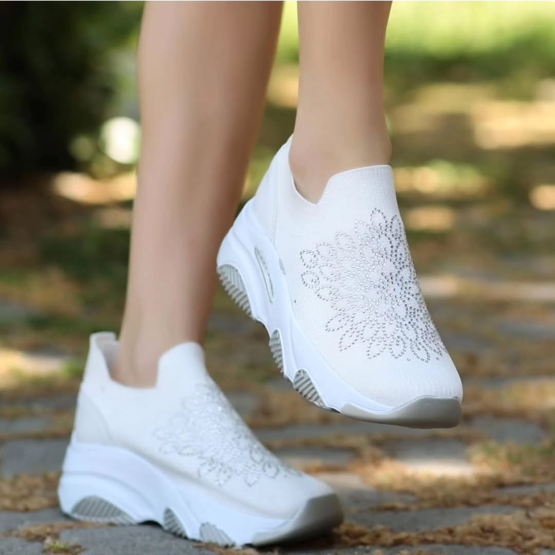 Rhinestone Platform Comfort Women's Shoes