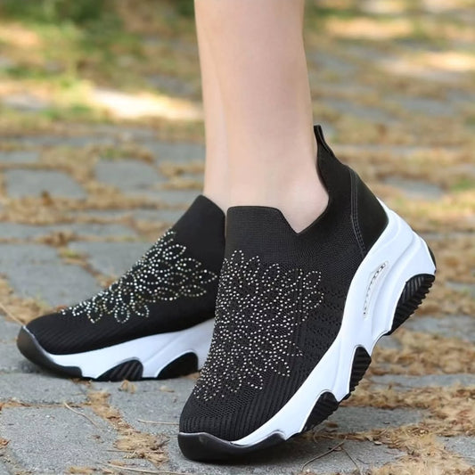 Rhinestone Platform Comfort Women's Shoes
