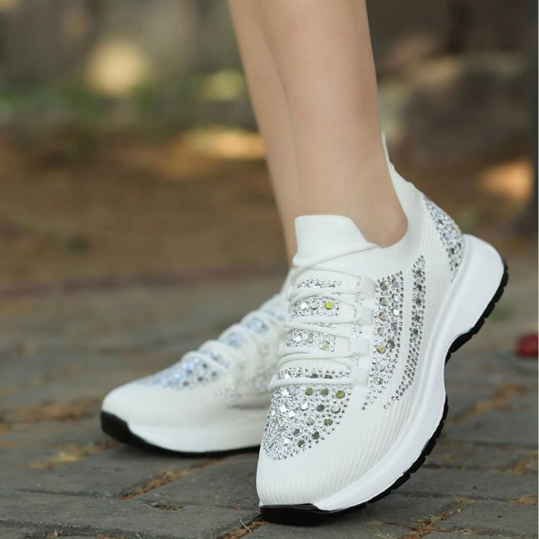Women's sequined sneakers