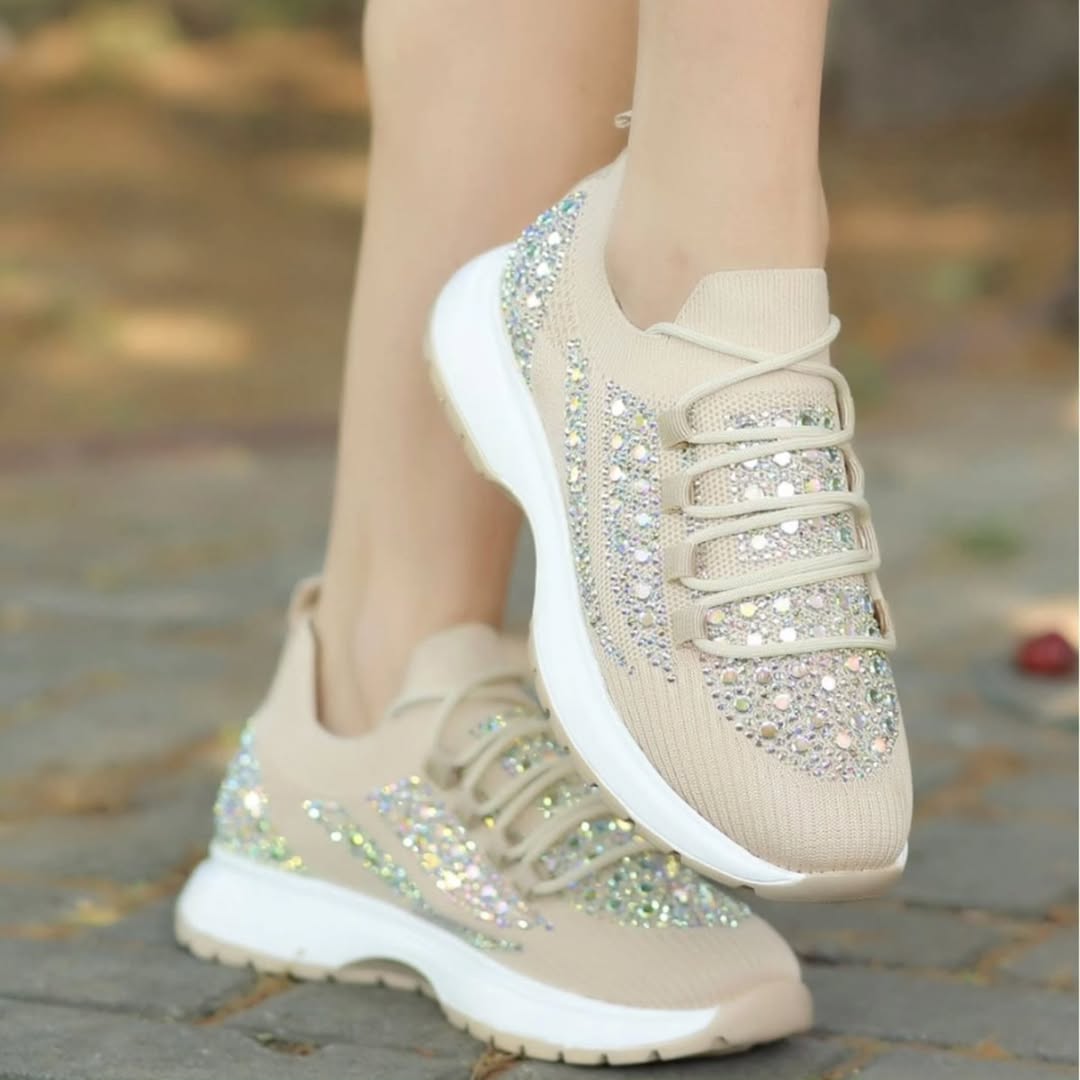 Women's sequined sneakers