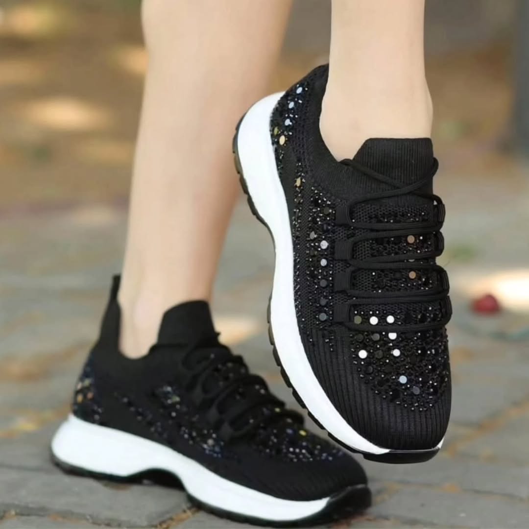 Women's sequined sneakers