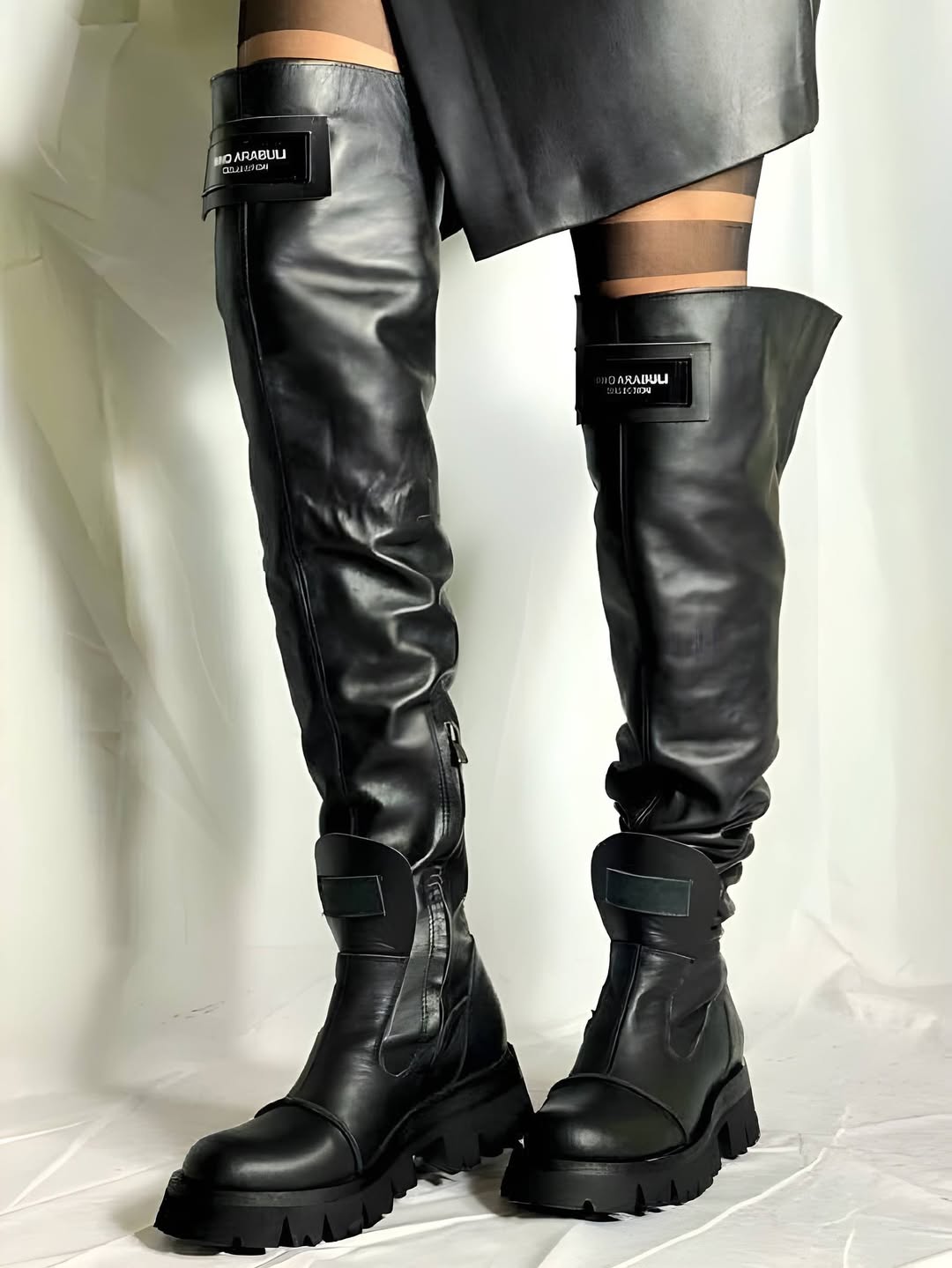 Women's suede over-the-knee boots