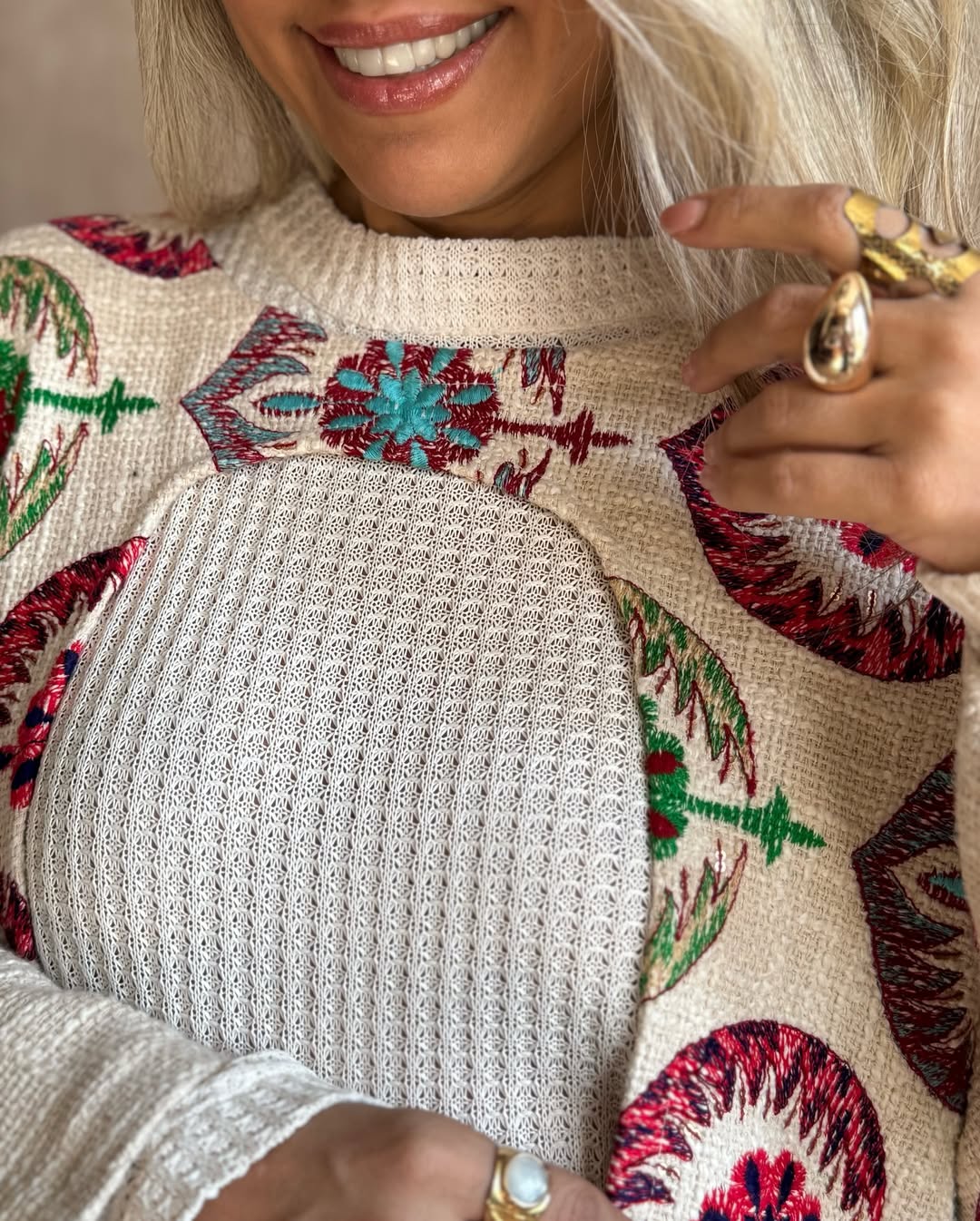 Women's Printed Long Coat