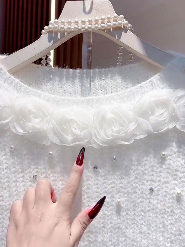 3D Floral Cozy & Comfortable Sweater