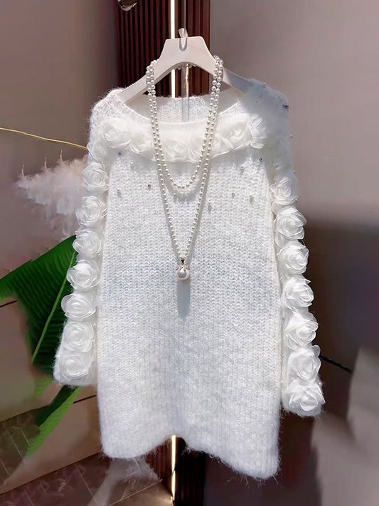 3D Floral Cozy & Comfortable Sweater