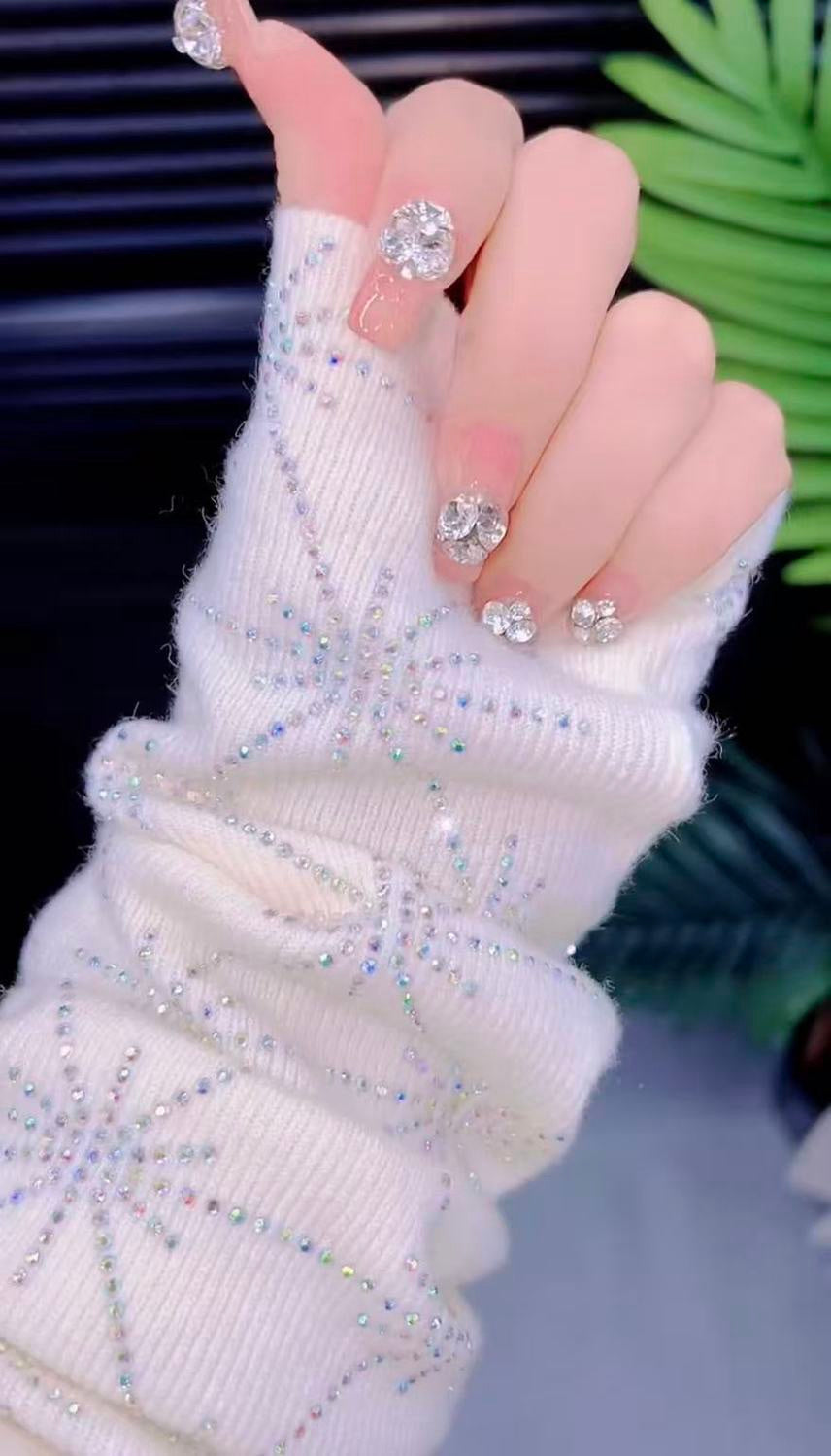 Women's Rhinestone Soft Sweater