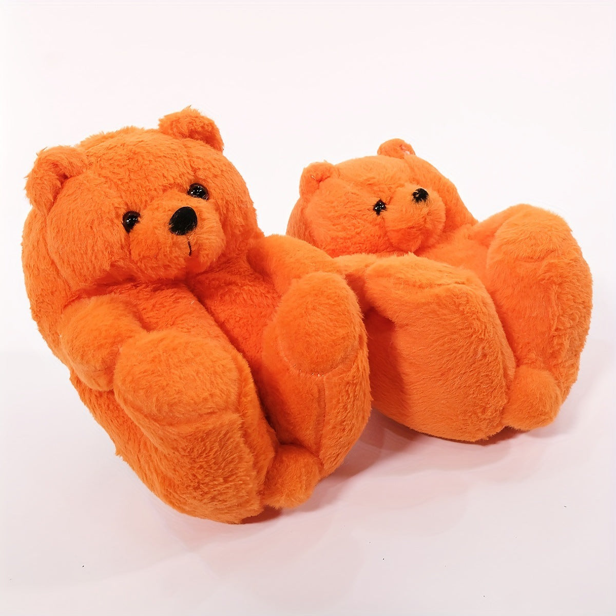 Winter Warm Teddy Bear Home Slippers