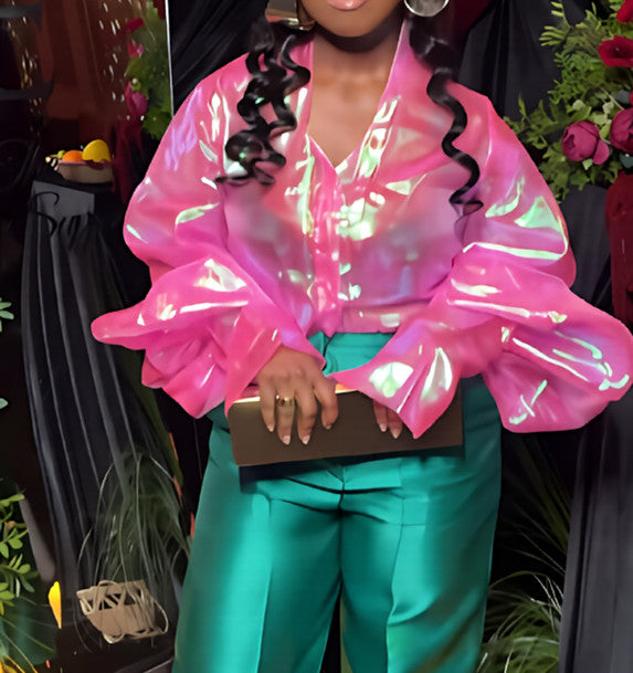Women's Laser Iridescent Shirt
