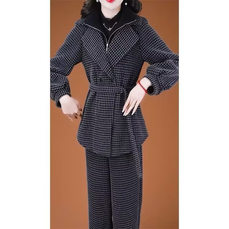 Women's Autumn/Winter Elegant Two-Piece Set