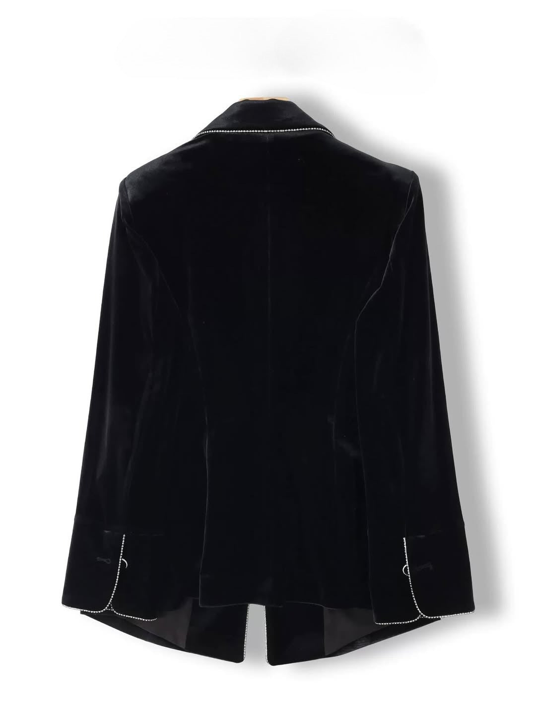 Women's premium velvet coat