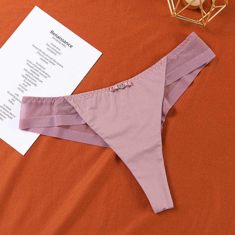 Women's Ice Silk Triangle Panties
