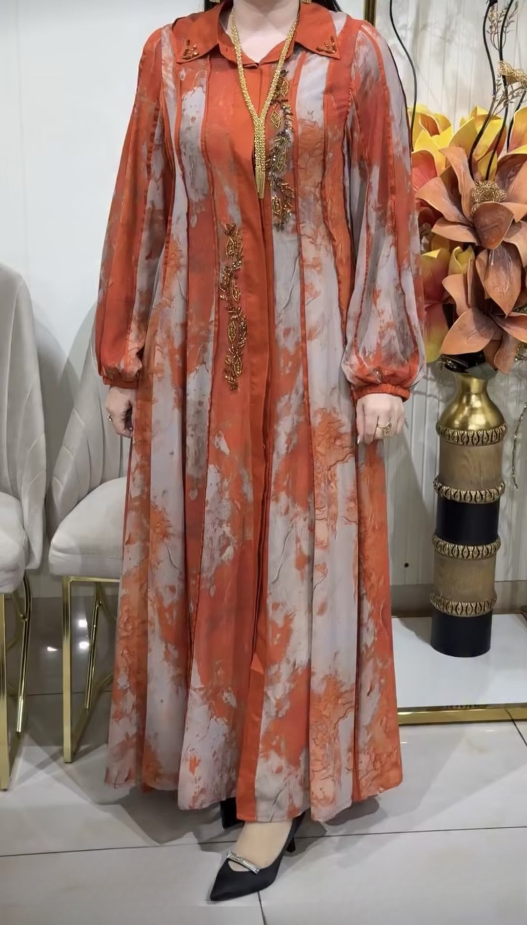 Women's Printed Maxi Dress
