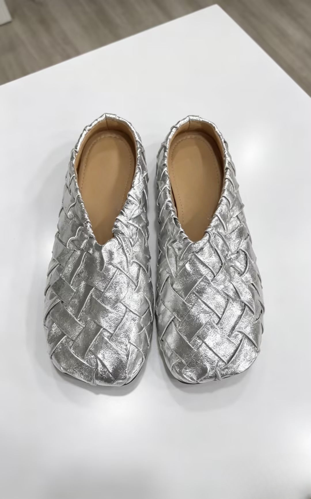 Women's Extra Soft Woven Leather Shoes