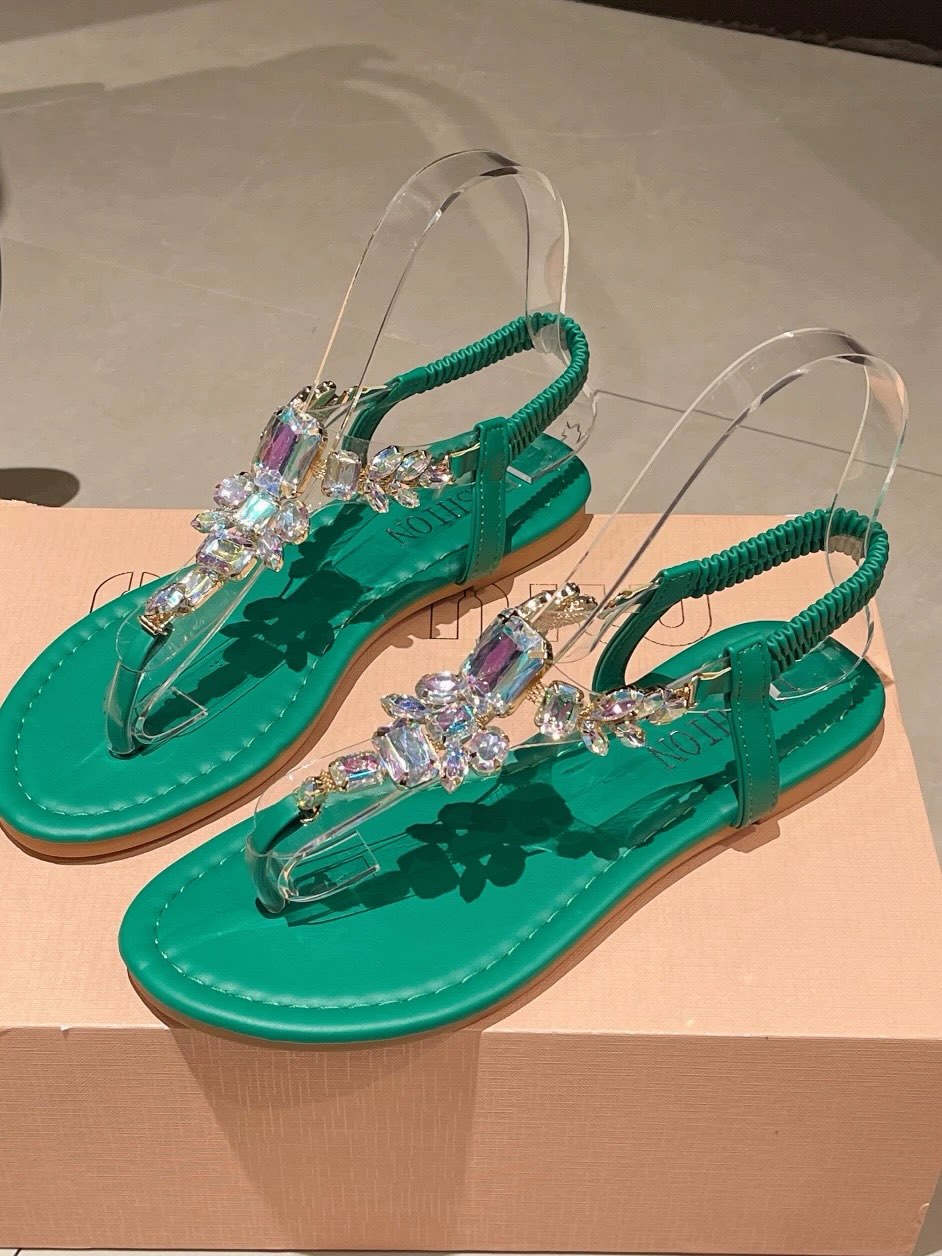 Women's sparkling rhinestone sandals