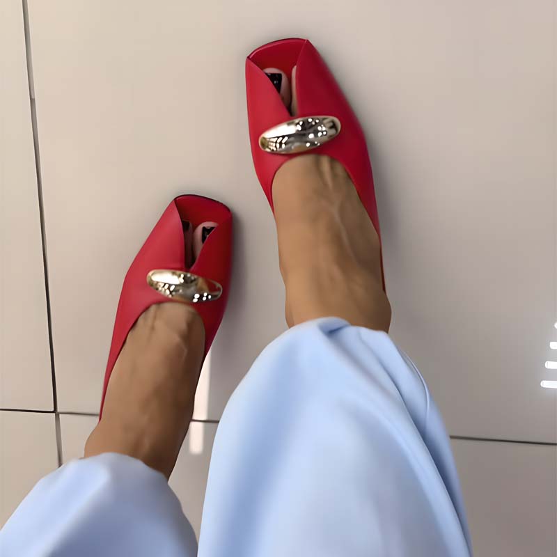 Red Fish Mouth High Heels