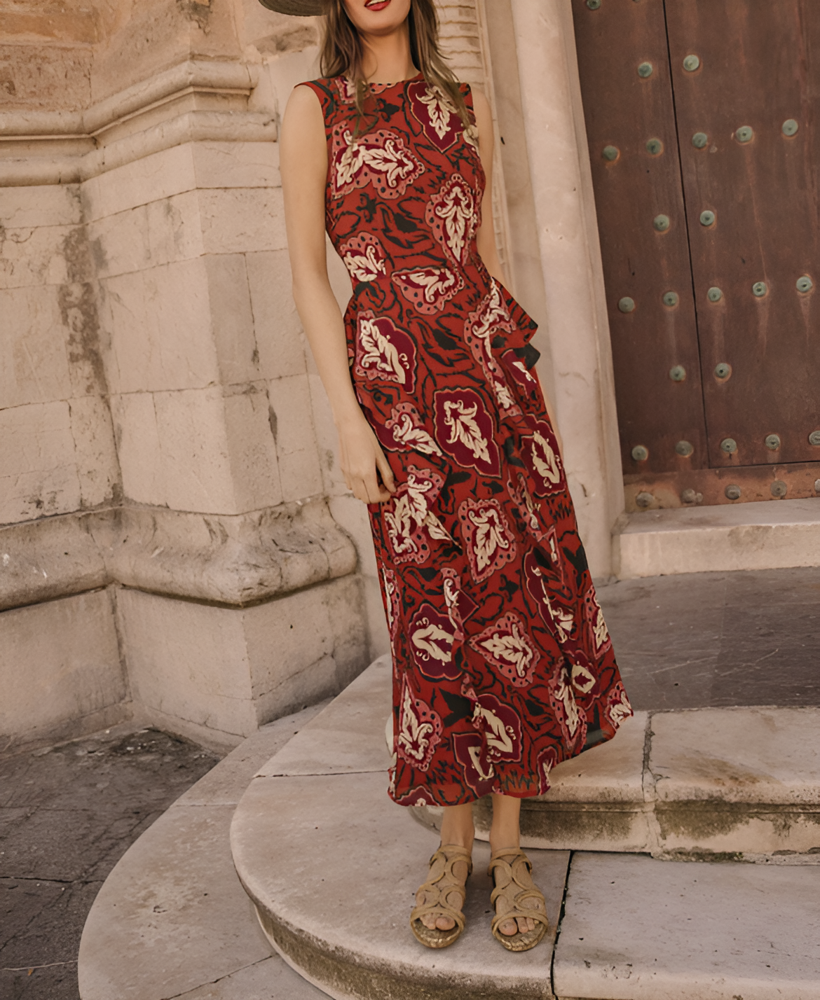 Floral Print Long Dress